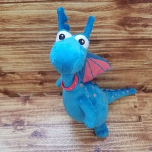 Disney Stuffy Doc McStuffins Blue Dragon Plush Toy Stuffed Animal Junior 8 Inch